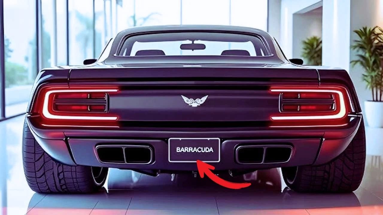 First Glimpse of the 2026 Plymouth Barracuda Lights Up Crawford Auction Buzz